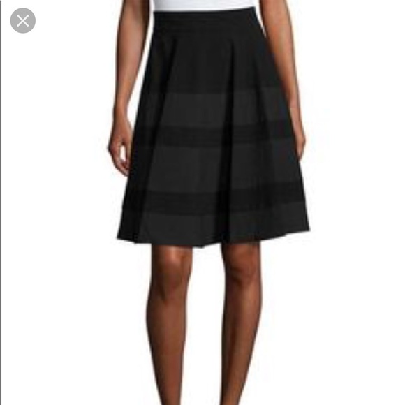 Amanda and Chelsea | Flair A Line Stripe Skirt - Picture 1 of 5